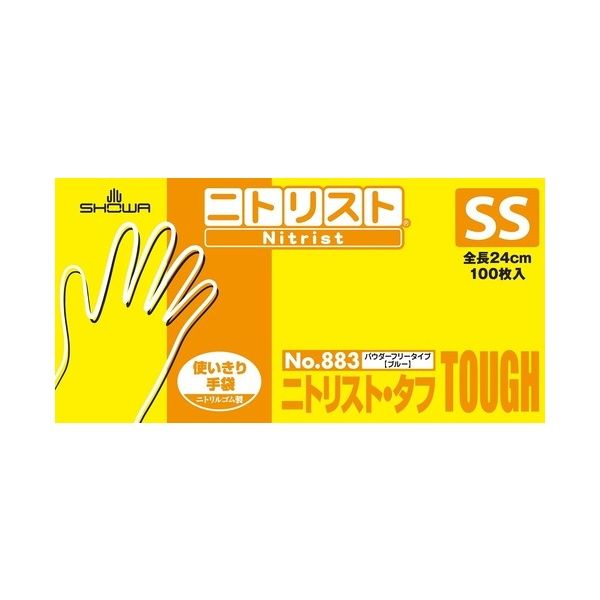 ニトリスト・タフ No.883 SS 100枚×10箱 ニトリスト・タフ No.883 SS 100枚×10箱 送料無料の通販は