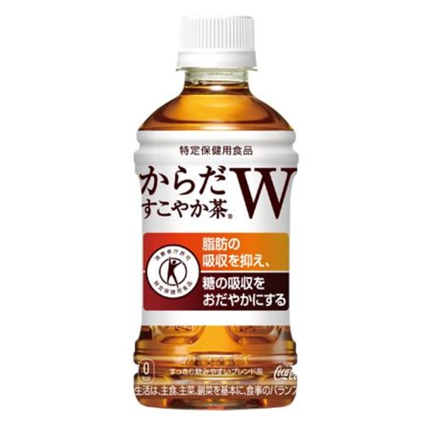 コカ・コーラ からだすこやか茶W （特定保健用食品/トクホ飲料） 350ml×24本（1ケース） ペットボトル 送料無料の通販は