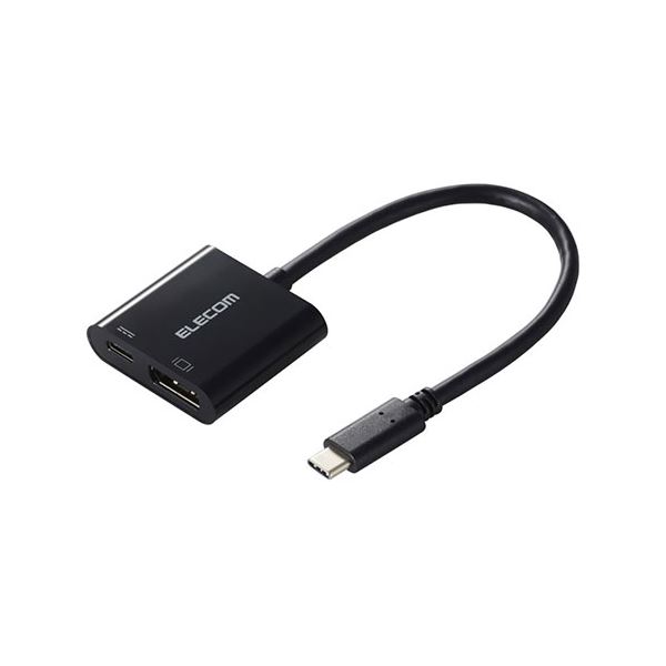 USB Type-C(TM) - DisplayPort(TM)変換アダプター USB PD ブラック AD-CDPPDBK2 黒 送料無料 7,153円