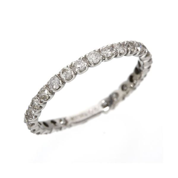 プラチナPt900 0.5ctダイヤリング 指輪エタニティリング 13号