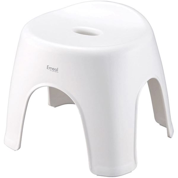 【3個セット】 バスチェア (イス 椅子) 風呂椅子 (イス チェア) 座面高約28cm 約幅34.9cm ホワイト 通気性抜群 抗菌 清潔 効果 Emeal エミール 浴室 風呂 バスルーム 白 送料無料の通販は 5,097円