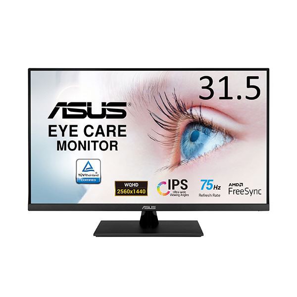 ASUS 31.5型ワイドIPSパネル搭載アイケアモニター ブラック VP32AQ 1台 黒 送料無料の通販は