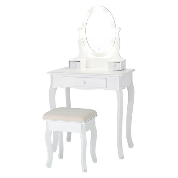 ドレッサー 約幅70×奥行42×高さ130cm ホワイト ドレッサー 約幅70×奥行42×高さ130cm ホワイト 白