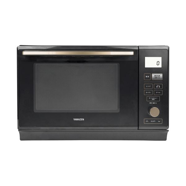 YAMAZEN簡易スチームオーブンレンジ 25L ブラック PRK-F250TSV（B） 1台 黒