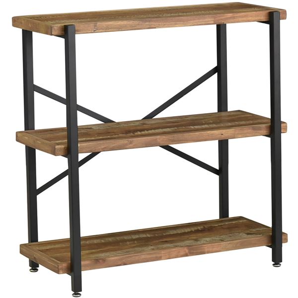 シェルフ 整理 収納 棚 キャビネット 約幅78cm 3段 ヴィンテージ レトロ アンティーク 組立品 送料無料の通販は