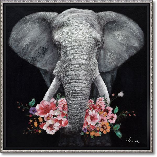 オイルペイントアート / シルバーサクラ (ユーパワー) ユーパワー