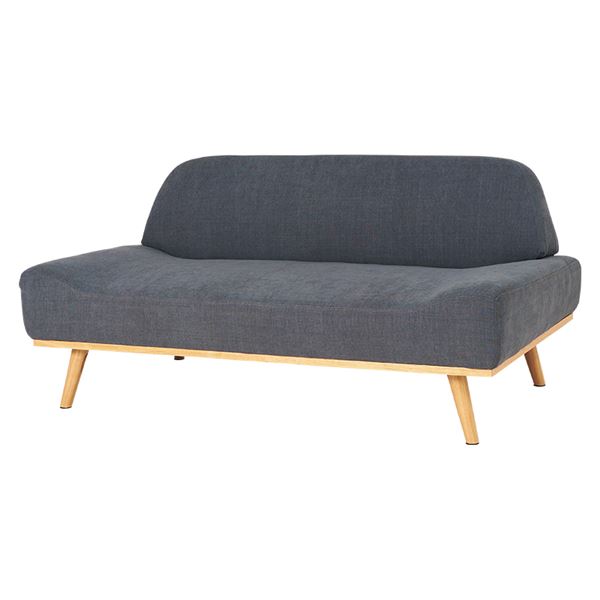 ソファ　ソファー　ソファセット　リビングソファ　2人掛け　ダークグレー 2人掛けスチールフレームソファ MSS-2S ダークグレー ブラウン ソファ