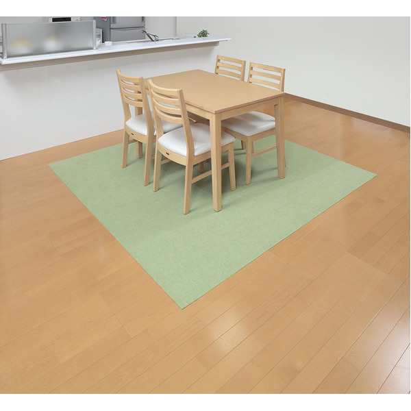 サンコー おくだけ吸着ロングマット60×800cmGR （KH-72） グリーン 緑 吸着力抜群 グリーンのロングマットでお部屋を清潔に保ちましょう 緑 送料無料の通販は