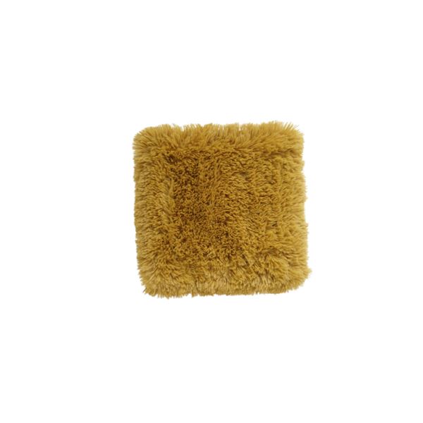 シートクッション 約35×35cm マスタードイエロー 4枚入 手洗い可 床暖房対応 低反発 高反発 2層ウレタン チェア (イス 椅子) パッド 黄 洗える 快適な座り心地の2層ウレタンチェアパッド マスタードイエロー4枚入り 黄 送料無料の通販は 6,304円