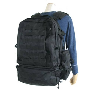 アメリカ軍 アサルト リュック カバン ラージ ブラック 迷彩 米軍 レプリカ ポリエステル キャンパス ミリタリーウェア 軍モノ 黒 アウトドアの冒険心を刺激する、頼れる相棒 究極のトレッキングウェア、ブラックアサルトリュックラージ 黒 送料無料の通販は