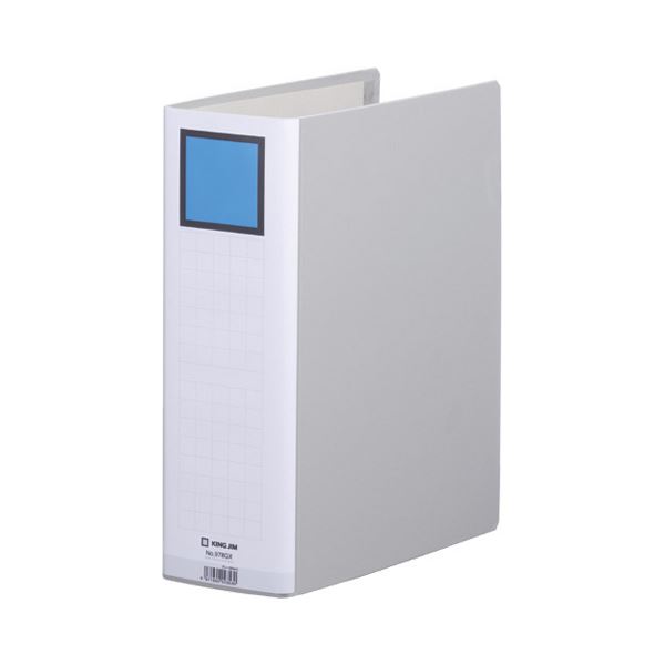 キングジム キングファイルGGXシリーズ A4タテ 800枚収容 80mmとじ 背幅96mm グレー 978GX 1セット(10冊) 送料無料の通販は