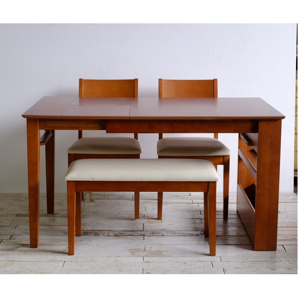 ダイニングテーブルセット 伸長式 伸びる 可変式 延長