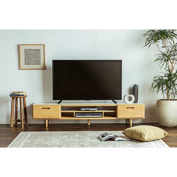 テレビボード TVボード ローボード 幅180cm ナチュラル リーザ TVボート テレビ台 整理 収納 棚 リビング整理 収納 インテリア家具 整理 収納 家具 組立品 送料無料の通販は