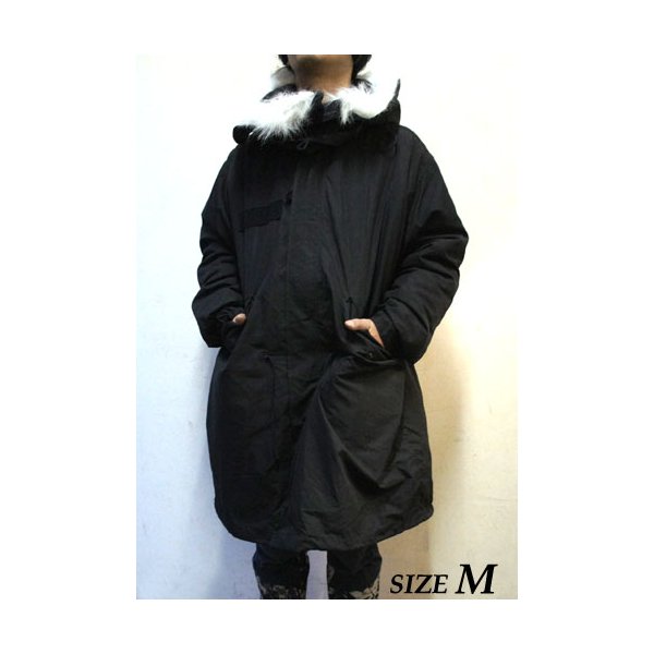 アメリカ軍 M-65 フィールド パーカー XSサイズ ワンウォッシュ ブラック フード ライナー取外し可 レプリカ ミリタリーウェア 黒