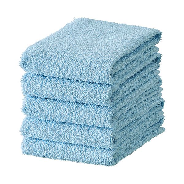 （まとめ） TANOSEEおしぼりタオル ブルー 1パック（10枚） 【×10セット】 青 10枚入りのブルーおしぼりタオルが10パックセットでお得 清潔で便利なおしぼりタオルで快適な生活をサポートします 青 送料無料の通販は