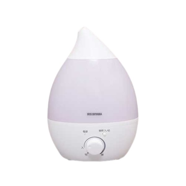超音波式加湿器 しずく型 UHM-280S-W 静かで美しい超音波式しずく型加湿器 UHM-280S-W 送料無料