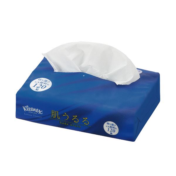 (まとめ）日本製 国産 紙クレシア クリネックスティシューローション 肌うるる ソフトパック 120組/個 1セット（24個）【×3セット】 送料無料の通販は 17,703円