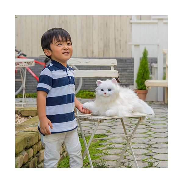 デジレクト しっぽふりふり あまえんぼうねこちゃん ミックスブラウン 