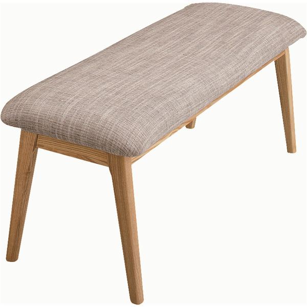 ベンチ ダイニングベンチ 幅102cm ナチュラル 木製 アッシュ モタ リビング ダイニング インテリア家具 送料無料の通販は 19,256円