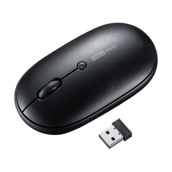 （まとめ） 静音ワイヤレスマウス ブラック MA-WR187BK 1個【×3セット】 黒 静寂なる自由を手に入れよう ブラックワイヤレスマウスの革命的進化【3個セット】 黒 送料無料の通販は