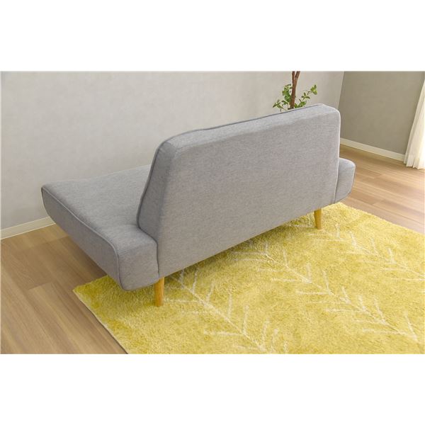 ソファー 約幅166cm グレー 木製 脚付き クッション付き ソファ 2.5P