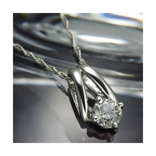 PT0.2ctプラチナたっぷりダイヤモンドペンダント/ネックレス プラチナ輝く0.2ctのダイヤモンドが贅沢に輝くネックレス 送料無料の通販は