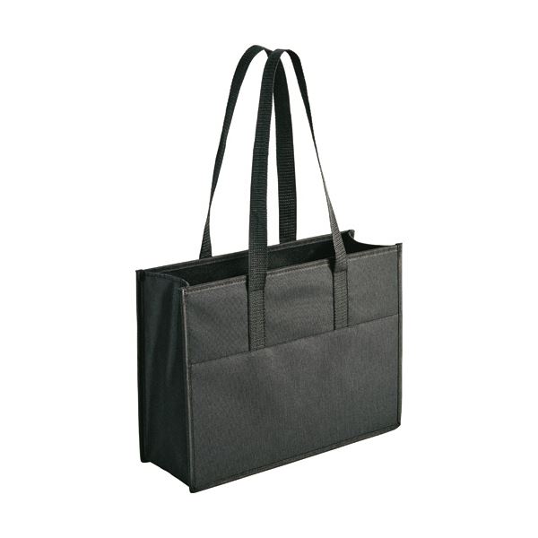 （まとめ） TANOSEEマルチトートバッグ A4ヨコ 黒 1個 【×5セット】 送料無料の通販は 7,400円