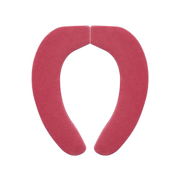 （まとめ） サンコーおくだけ吸着 HOKAテックベンザシート レッド KF-67 1組 【×5セット】 赤 吸着力抜群 おくだけで快適なHOKAテックベンザシート レッドカラーのKF-67、1組セットが5セット入ってお得 赤 送料無料の通販は