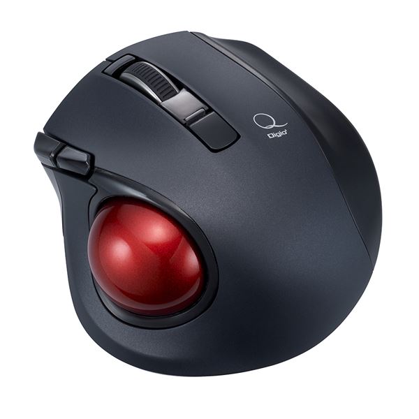 Digio2 Bluetooth 小型静音親指トラックボール 5ボタン／レーザー MUS-TBLF225BK ブラック 黒 送料無料の通販は 8,049円