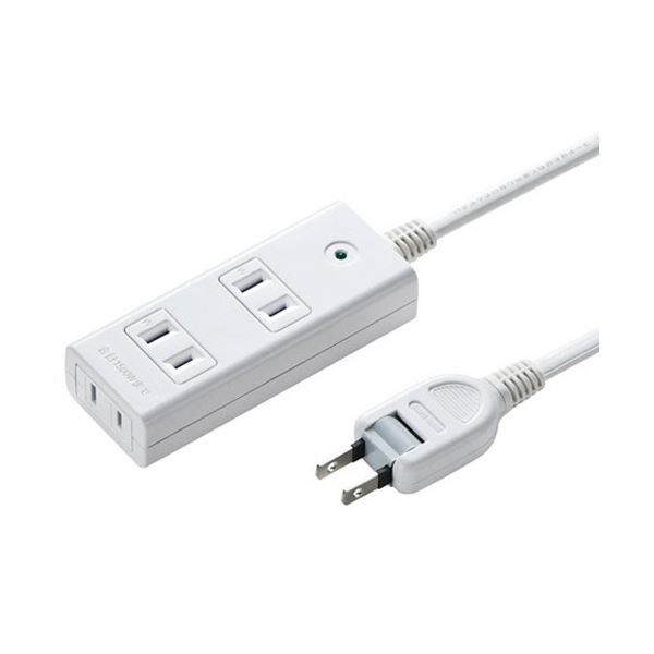 雷ガードタップ（ホコリ防止シャッター） 2P・3個口 5m ホワイト TAP-SP2113MG-5WN 1個 白 送料無料の通販は 5,700円