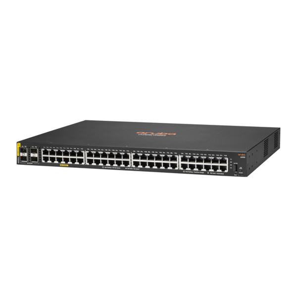 HP Aruba 6000 48G Class4 PoE 4SFP 370W Switch R8N85A#ACF 高性能48ポートPoEスイッチ 4つのSFPポートと370Wの電力供給で、ネットワークを強化 R8N85A#ACF 送料無料の通販は