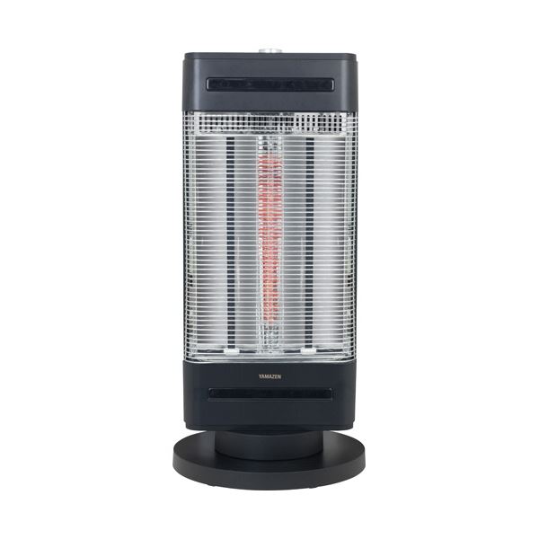 YAMAZENハイブリッドヒーター ツインヒートPLUSファン アッシュブラック DBC-SVM12（AB） 1台 黒 送料無料の通販は 22,737円