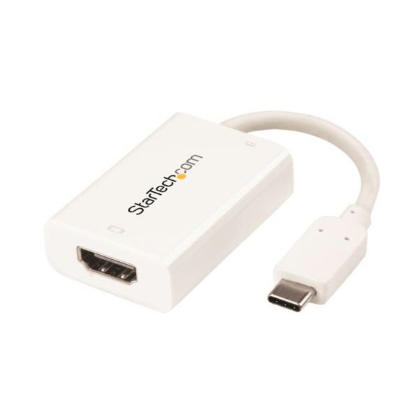StarTech.com USB TypeC-HDMI変換アダプタ 4K/60Hz ホワイト CDP2HDUCPW 1個 白 送料無料の通販は