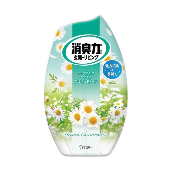 （まとめ） エステーお部屋の消臭力 アロマカモミール 400mL 1セット（3個） 【×5セット】 お部屋を心地よい香りで包み込む アロマカモミールの消臭力が3倍パワーアップした400mLのセットが5つ 部屋中がリラックス空間に早変わり 送料無料の通販は 8,195円