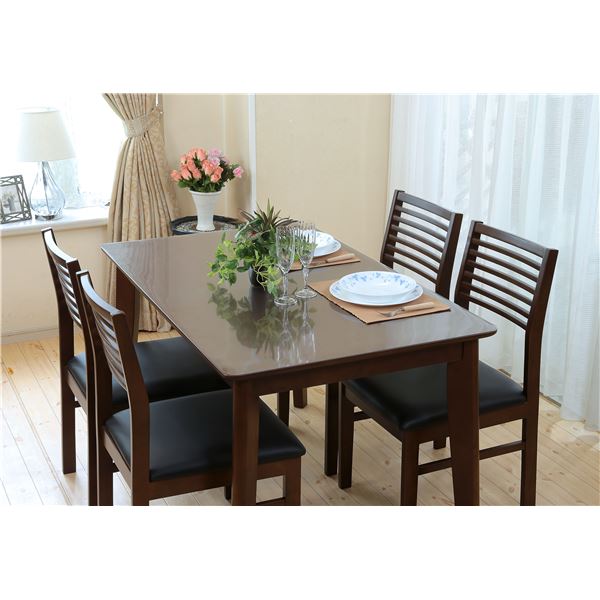 テーブル 机 マット 約45cm×150cm 日本製 国産 カット可 特殊両面コーティング塩化ビニル アキレス デスク (テーブル 机) マット リビング ダイニング 送料無料の通販は