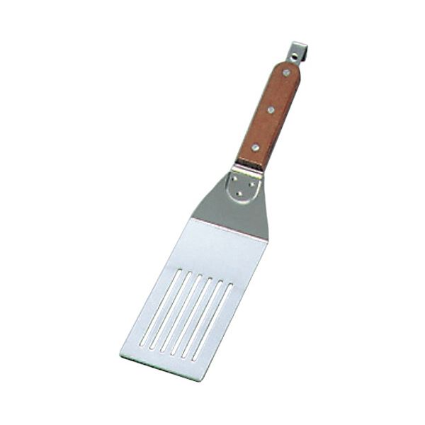 （まとめ） 江部松商事 EBM 18-0 木柄万能ターナー 穴明 0678700 1本 【×5セット】 木製ハンドルのオールラウンドターナー 穴付きで便利なEBM 18-0 木製オールラウンドターナー0678700、1本セット×5 送料無料