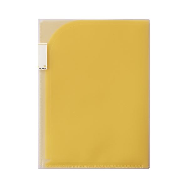 (まとめ）LIHITLAB ポケットホルダー 4ポケット F-3411-5 黄 (×30セット） 便利な収納アイテム 4つのポケットを備えたカラフルなポケットホルダー 黄色い活力であなたの日常を彩ります 30セットでお得にGET 送料無料の通販は