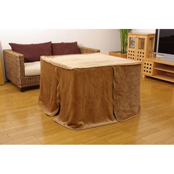 ハイタイプ 高い 高脚用 こたつ 中掛け毛布 【約90×150×65cm】 洗える ウォッシャブル 保温性抜群 ボックスタイプ 『ハイタイプ 中掛 BOX』 送料無料
