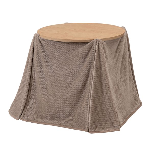 こたつ布団 単品 約209×209cm ベージュ 薄手 薄掛け コタツ布団 こたつ本体別売 生活雑貨 日用雑貨 冬支度 寒さ対策 送料無料