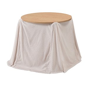 こたつ布団 単品 約209×209cm アイボリー 薄手 薄掛け コタツ布団 こたつ本体別売 生活雑貨 日用雑貨 冬支度 寒さ対策 乳白色 送料無料