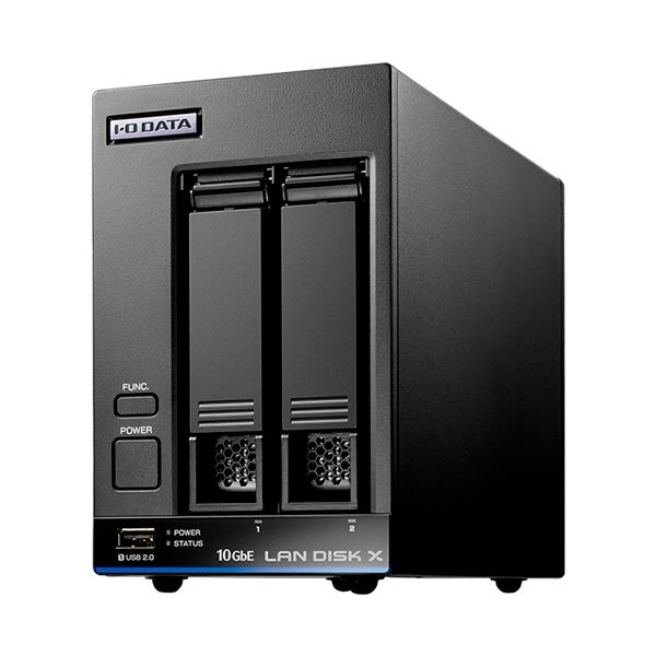 アイオーデータ10GbE＆マルチギガビット Linux 法人2ドライブNAS（5年保証・データ復旧） 8TB HDL2-XA8B1台 送料無料の通販は