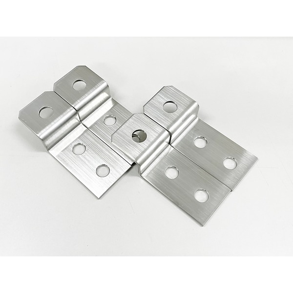 転倒防止用支柱固定金具 4個セット 【プロフェイスステンレスポール専用】 送料無料の通販は