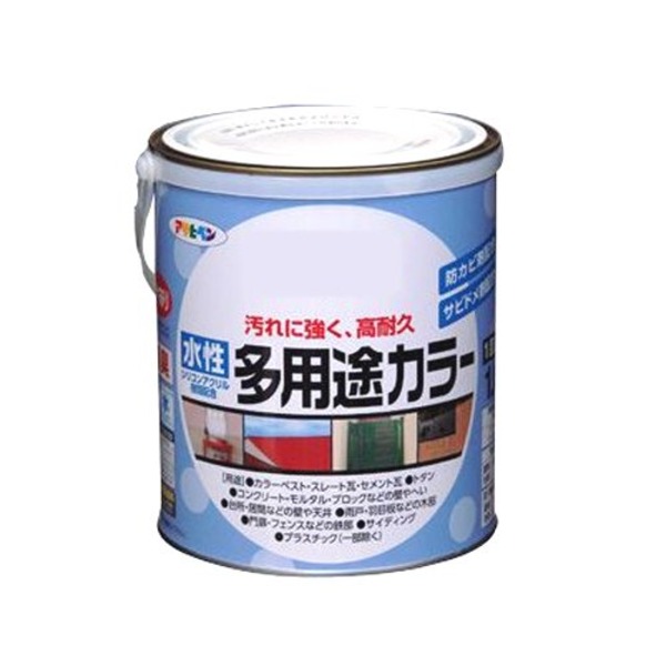 水性多用途カラー 黒 1.6L