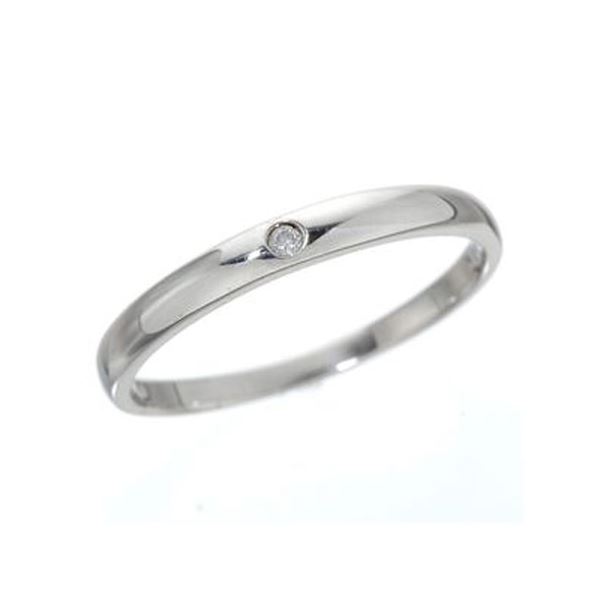 ダイヤモンド リング ホワイトゴールド K18 レディース ダイヤ 0.04ct K18wg K18ホワイトゴールド ダイヤモンド リング Classic CHESS 指輪