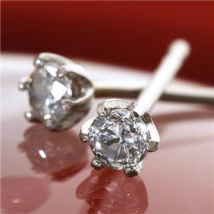 0.1ct ダイヤモンドピアス プラチナピアス 輝くダイヤモンドが贅沢に輝く、プラチナの耳飾り 0.1ctのダイヤモンドがあなたの魅力を引き立てます 送料無料の通販は