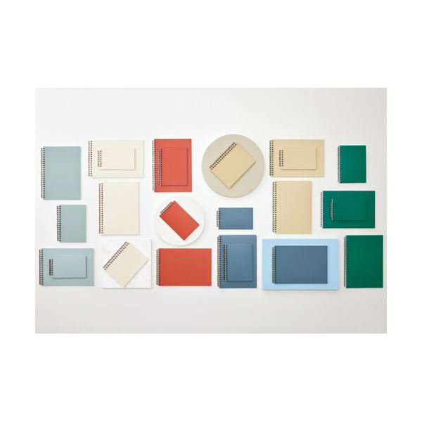 （まとめ） リヒトラブMutual オープンリングノート A5タテ 24穴 5mm方眼罫 リーフ50枚付属 アイボリー N-2673-16 1冊 【×5セット】 乳白色 送料無料の通販は