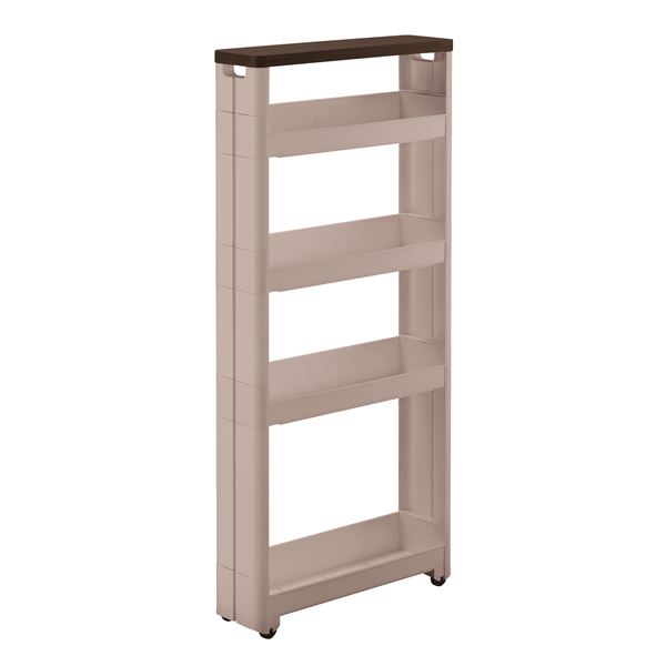 【3個セット】 不動技研 スマートワゴンFit WT45 【5段/幅12.5cm グレー】 組立式 F-2541 送料無料の通販は 11,913円