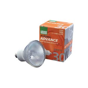 （まとめ）ダイクロハロゲンアドバンス JDR110V30WLW／KUV-H 広角 30W 10個入 進化したダイクロハロゲン 明るさ広がるハロゲンランプ 省エネで長寿命 広角30Wのダイクロハロゲンアドバンスが10個入り 送料無料