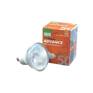 （まとめ）ダイクロハロゲンアドバンス JDR110V50WLW／KUV-H 広角 50W 10個入 進化したダイクロハロゲン 明るさ広がるハロゲンランプ 省エネで長寿命 広角50Wのダイクロハロゲンアドバンスが10個入り 送料無料