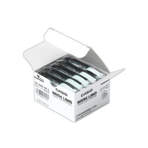 （まとめ） カシオ(CASIO) NAME LAND（ネームランド） スタンダードテープ 9mm 黄（黒文字） 5個入×6パック 名前を刻む魔法の機械 黄金の文字が輝く 9mm幅のスタンダードテープ5個入り×6パック 送料無料